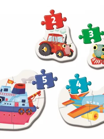 Produit My First Puzzle - Transports (4 Puzzles) Image