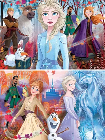 Produit 2 Puzzles - La Reine des Neiges 2 Image