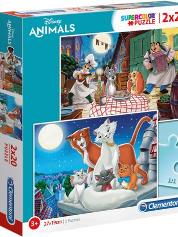 Produit 2 Puzzles - Disney Animals Image