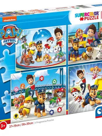 Produit 4 Puzzles - Pat Patrouille Image