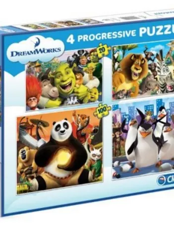 Produit 4 Progressive Puzzles - Dreamworks Image