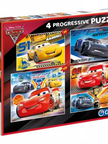 Produit 4 Puzzles - Cars Image