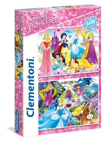 Produit 2 Puzzles - Disney Princess Image