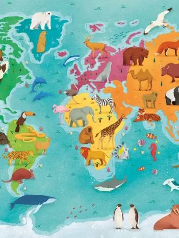 Produit Exploring Maps : Monde - Animaux Image