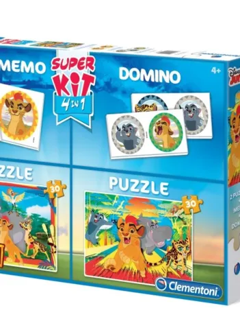 Produit 2 Puzzles Lion Guard + Memo + Domino Image