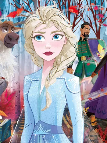 Produit La Reine des Neige 2 - 4 Puzzles (20/60/100/180 Pièces) Image