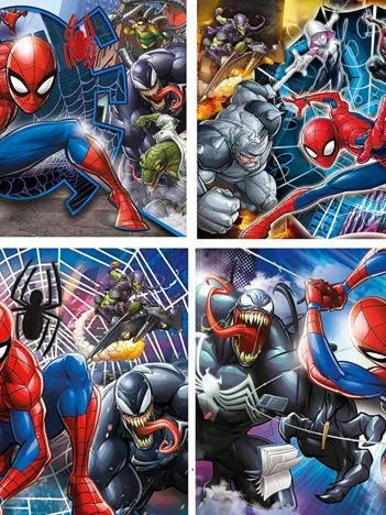 Produit Spiderman - 4 Puzzles Evolutifs (20/60/100/180 Pièces) Image