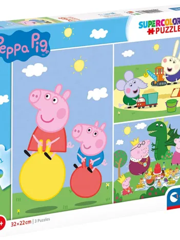 Produit 3 Puzzles - Peppa Pig Image