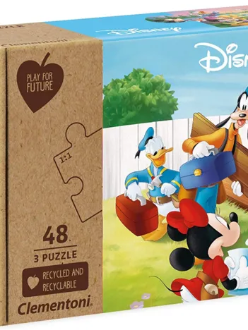 Produit 3 Puzzles - Disney Mickey Classic Image