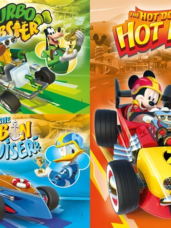 Produit 4 Puzzles - Mickey and The Roadster Racers Image