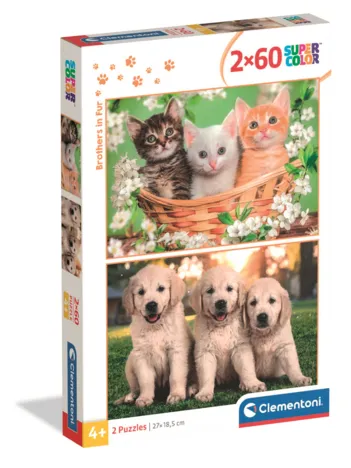 Produit 2 Puzzles - Frères de Fourrure Image