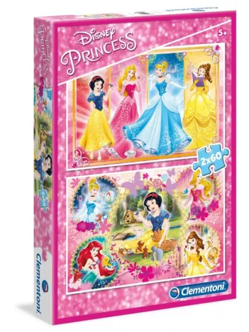 Produit 2 Puzzles - Disney Princess Image