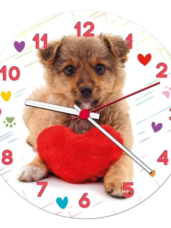 Produit Puzzle Horloge - Puppy Image