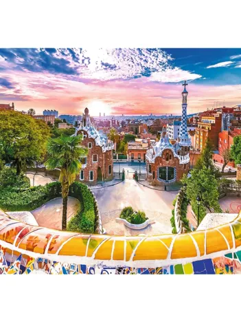 Produit Coucher de Soleil sur Barcelone - Espagne Image