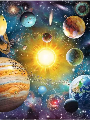 Produit Puzzle en Bois - Voyage à travers le système solaire Image