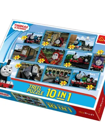 Produit 10 Puzzles en un : Thomas et ses amis Image
