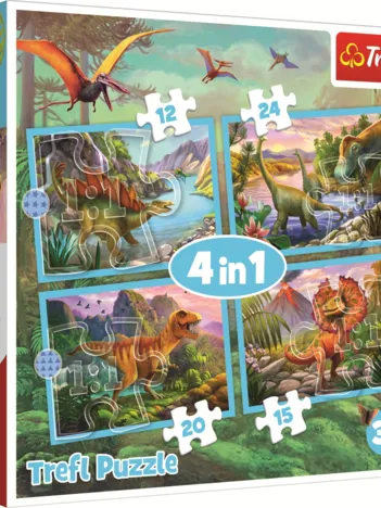 Produit 4 Puzzles - Dinosaures Uniques Image