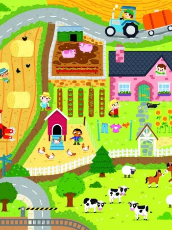 Produit Puzzle Géant de Sol - La Ferme Image