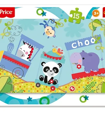 Produit Puzzle Cadre - Le Train des Animaux Image
