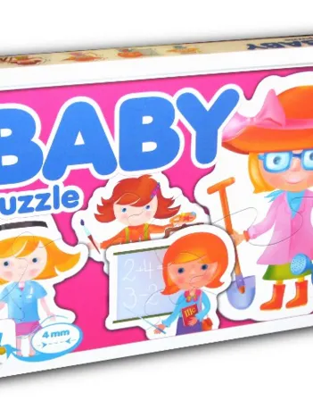 Produit 4 mini Puzzles forme : Les métiers Image