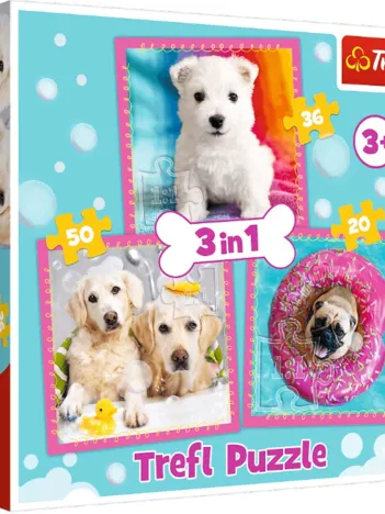 Produit 3 Puzzles - Chiens Image