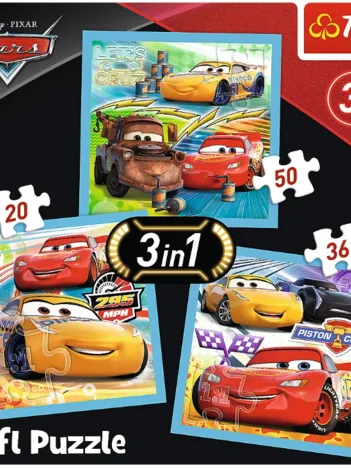 Produit 3 Puzzles - Cars Image