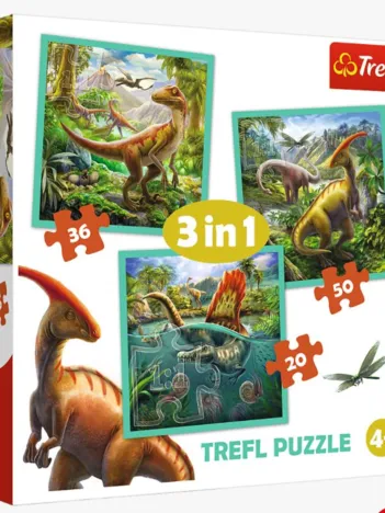 Produit 3 in 1 - The Extraordinary World of Dinosaurs Image