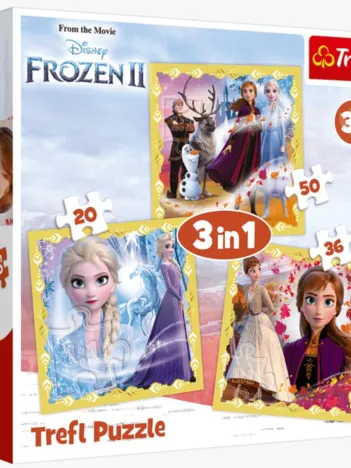 Produit 3 Puzzles - La Reine des Neiges 2 Image