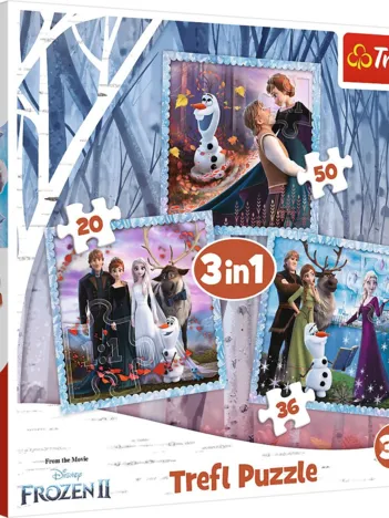 Produit 3 Puzzles - La Reine des Neiges 2 Image