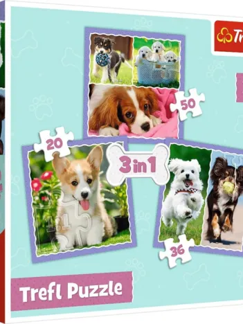 Produit 3 Puzzles - Chiens Image