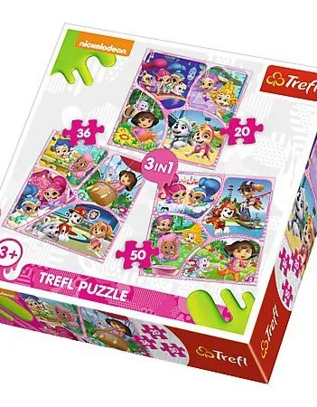 Produit 3 Puzzles - Dora Image