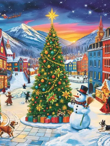 Produit Village De Noël Image