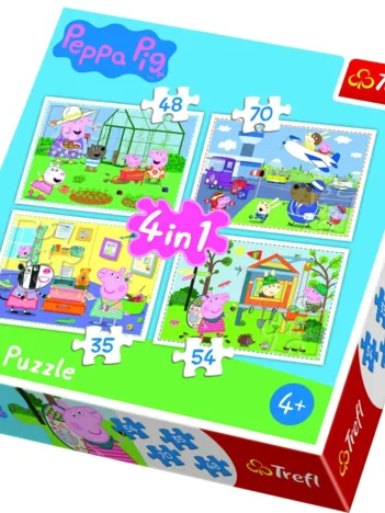 Produit 4 Puzzles - Peppa Pig Image