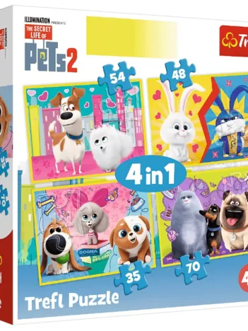 Produit 4 Puzzles - The Secret Life of Pets 2 Image