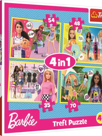 Produit 4 Puzzles - Barbie Image