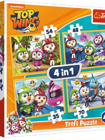 Produit 4 Puzzles - Nickelodeon - Top Wing Image