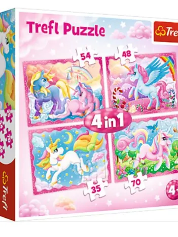 Produit 4 in 1 - The Magical World of Unicorns Image