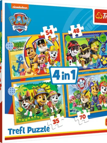 Produit 4 Puzzles - Pat Patrouille Image
