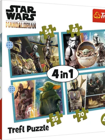 Produit 4 Puzzles -  Star Wars Mandalorian Image