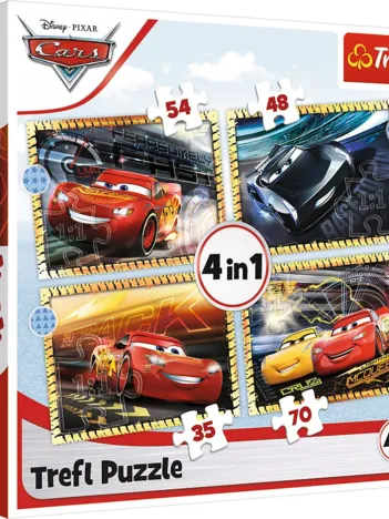 Produit 4 Puzzles - Cars 3 Image