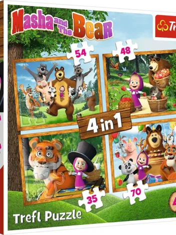 Produit 4 Puzzles - Masha Image
