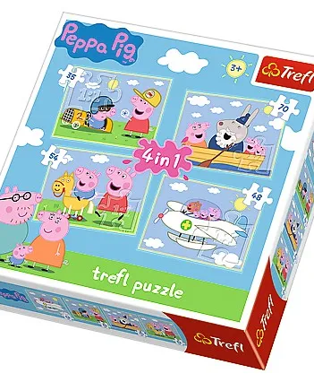 Produit 4 Puzzles - Peppa Pig Image