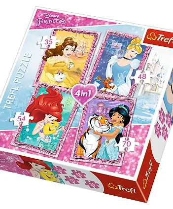 Produit 4 Puzzles - Disney Princesses Image