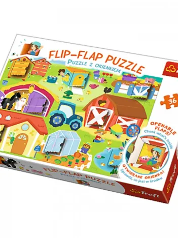 Produit Flip Flap Puzzle - Ferme Image