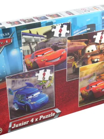 Produit 4 mini Puzzles  : Cars Image