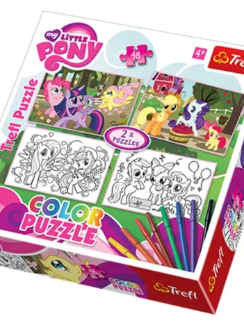 Produit 2 Puzzles My Little Pony et coloriages Image