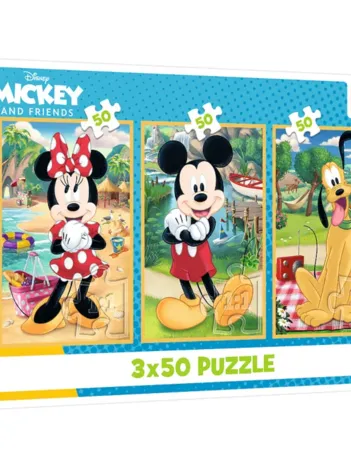 Produit 3 Puzzles - Mickey En Vacances - Disney Mickey Mouse Image