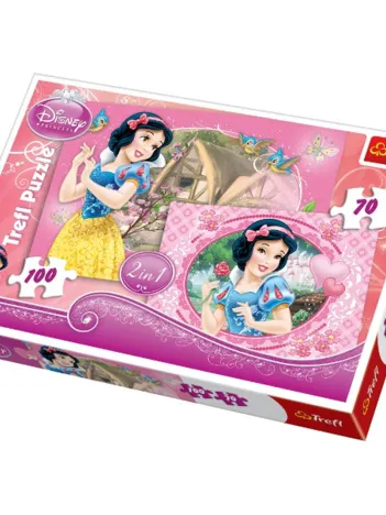 Produit 2 Puzzles en 1 : Blanche Neige Image