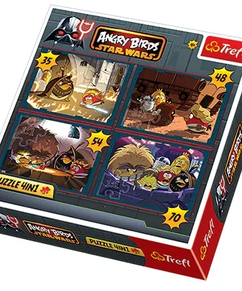 Produit 4 Puzzles - Angry Birds Image