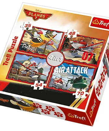 Produit 4 Puzzles - Planes Image